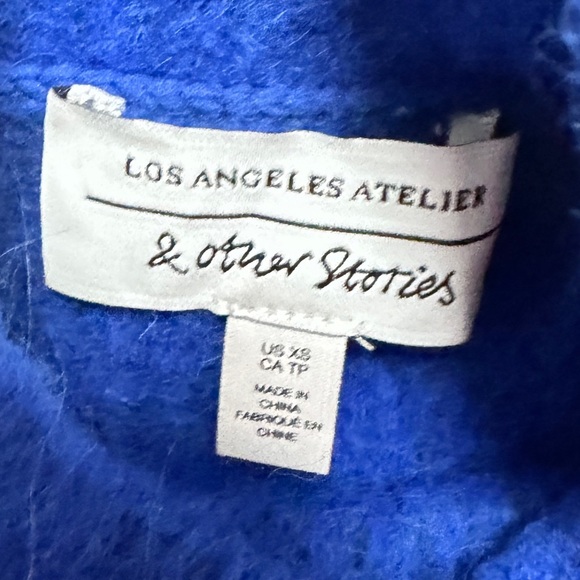 & Other Stories Blue Knit Sweater in xs - Picture 7 of 8